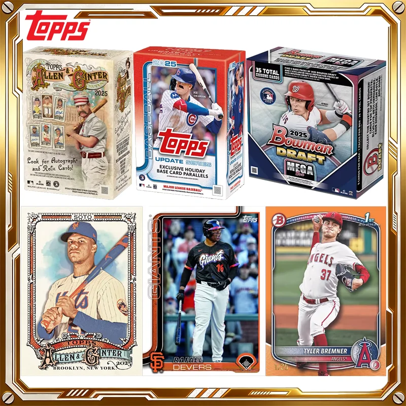 2025-26-topps-updates-baseball-card-allen-ginter-bowman-draft-mystery-box-anime-trading-cards-regalo-giocattolo-di-compleanno-e-festivita-per-bambini