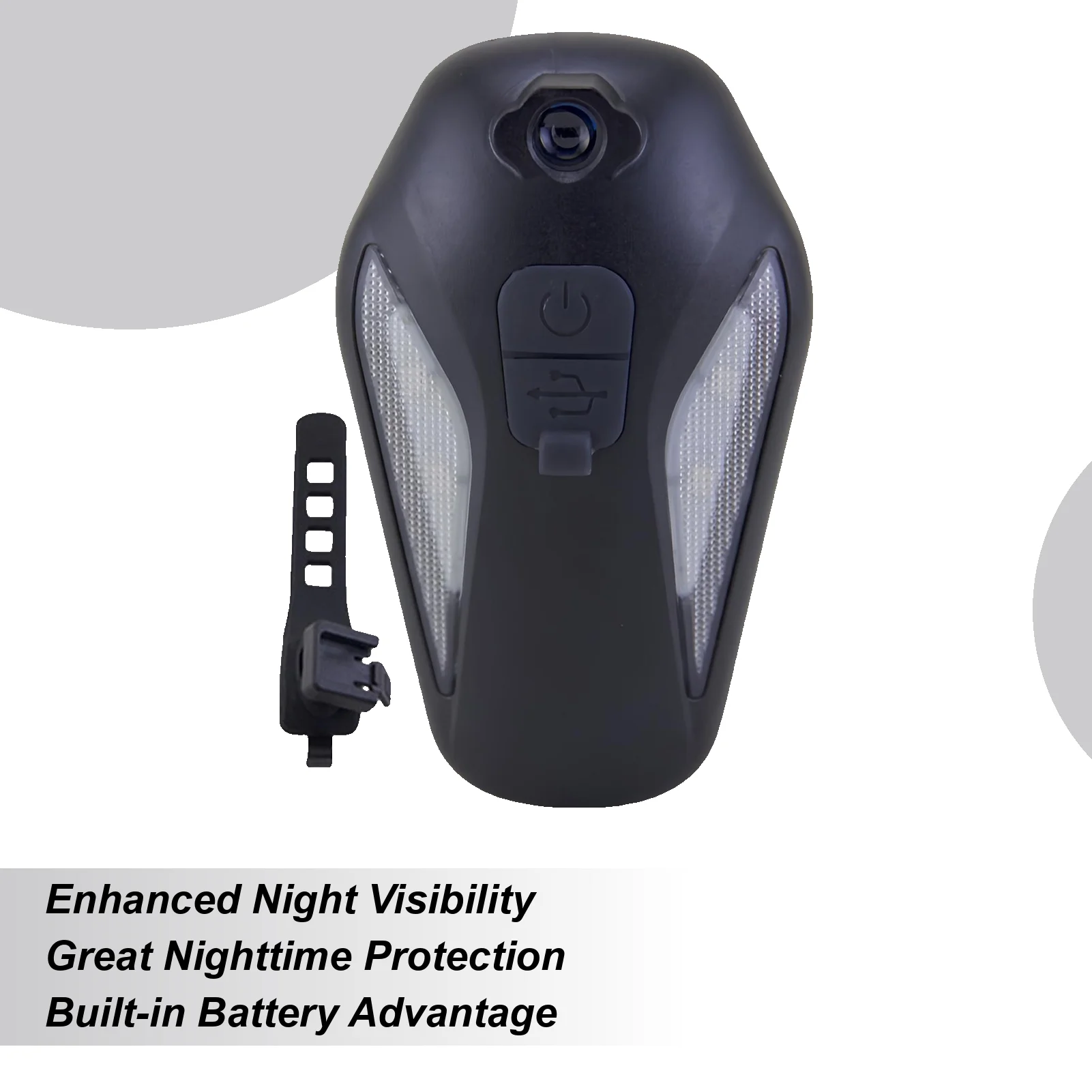 

Bike Taillights Projection Tail Light Bike Accessories Rechargeable Taillights Safety Warning For Cyclists Urban Commuting Night