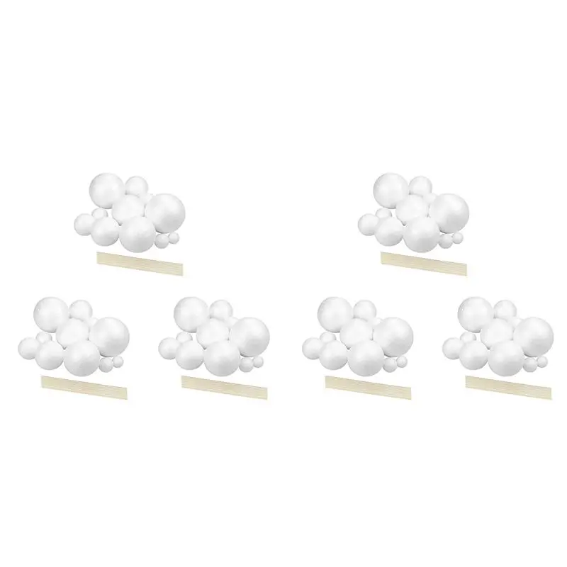 N35R-6X Solar System Project Kit, Planetmodel Crafts 14 Mixed Sized Polystyrene Spheres Balls For School Science Projects