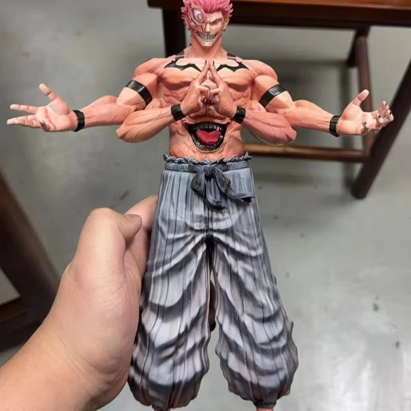 Figuras de Ryomen Sukuna de 30cm, figuras de Jujutsu Kaisen, estatua de colección de Pvc, modelo de adorno para habitación, muñecas, juguetes, regalos de navidad