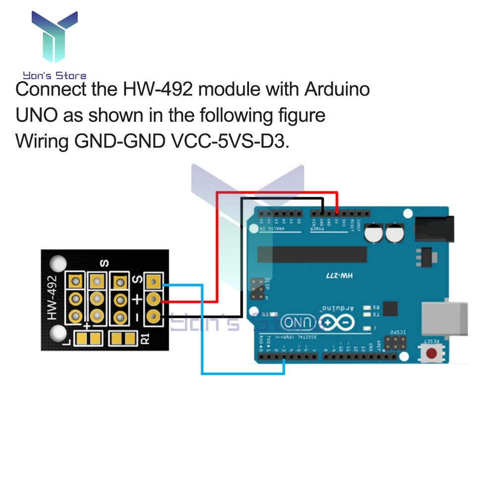 Módulo de Sensor magnético Hall para Arduino AVR Smart Cars, Kits de Inicio DIY, 1/10 piezas, KY-003