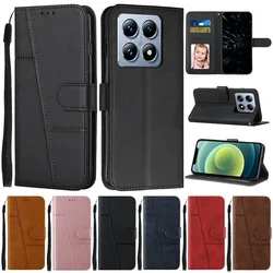 For Xiaomi 14T Pro Case Flip Wallet Book Cover for Coque Xiomi 14T Pro Phone Case Xiaomi14T 14TPro Leather Protect Cases Fundas