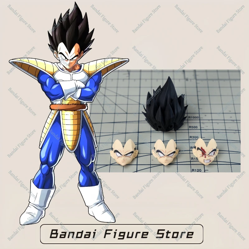 

В наличии аниме Dragon Ball Z SHF Vegeta Super Saiyan Headsculpt аксессуар, детали для модификации, экшн-фигурки, модель игрушки, подарки