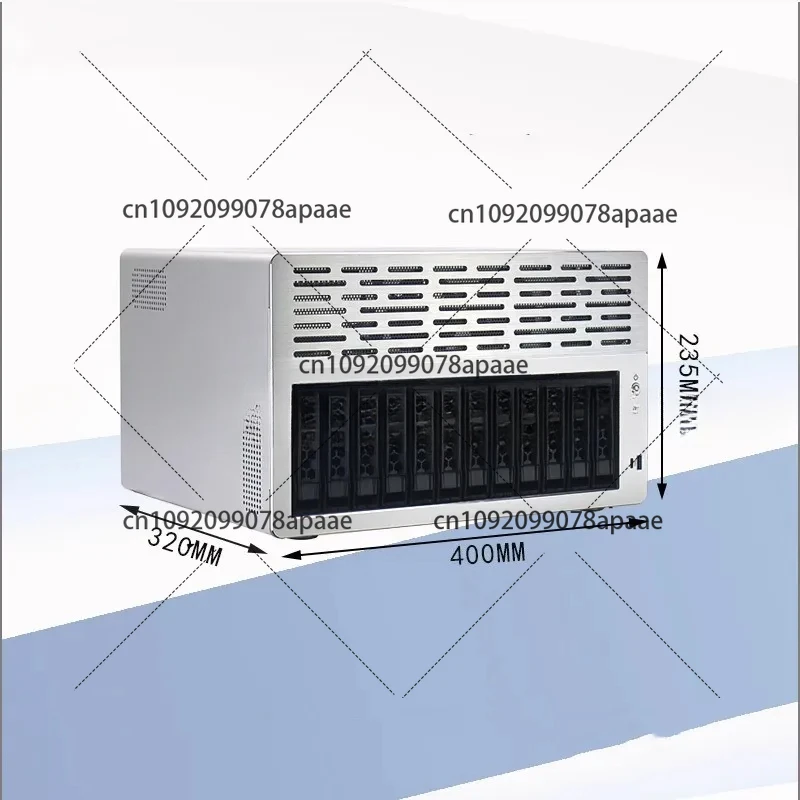 Series 12-disk Server Hot-swappable Chassis Supports ATX Motherboard Network Data Storage Industrial Control Devices