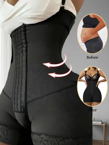 Fajas posparto para mujer, moldeador de cuerpo de alta compresión, adelgazante, ropa interior Sexy, Body Push Up