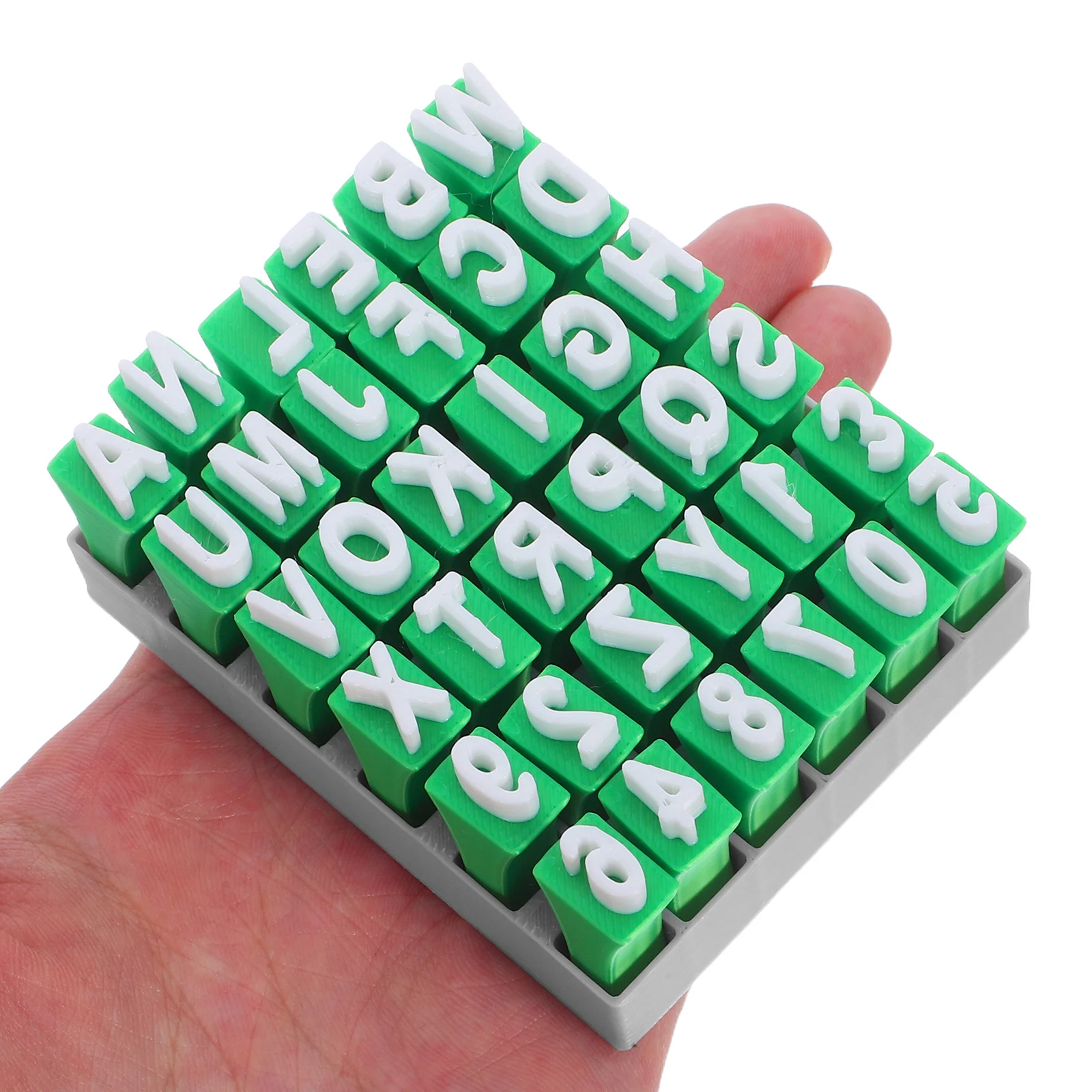 1 مجموعة الأطفال الطين إلكتروني ختم عدة 26 قطعة الأبجدية عدد Stamps DIY بها بنفسك الفخار صنع المجوهرات الإبداعية التعلم متعة #1