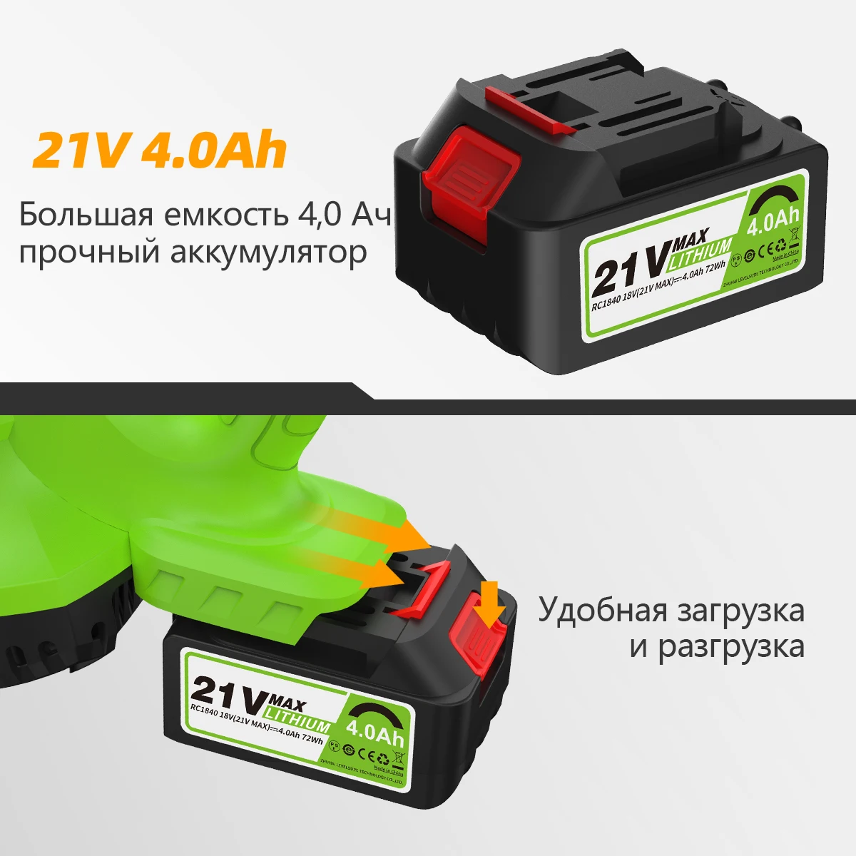 Huepar sem fio li-ion bateria folha ventilador 21v com 6 engrenagens elétrico handheld cleaner para gramado neve animais de estimação poeira jardim limpo ferramentas