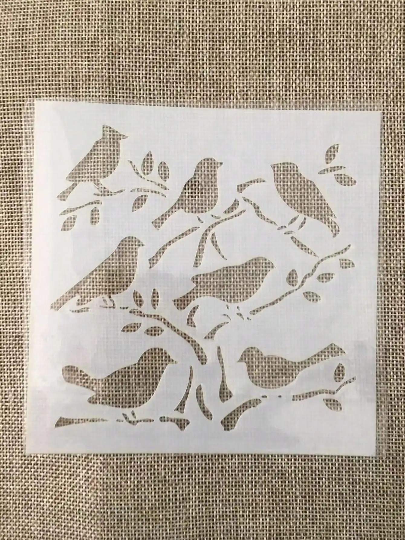 13cm Birds DIY Layering Stencils Wall Painting Scrapbook Coloring Embossing Album Decorative Template