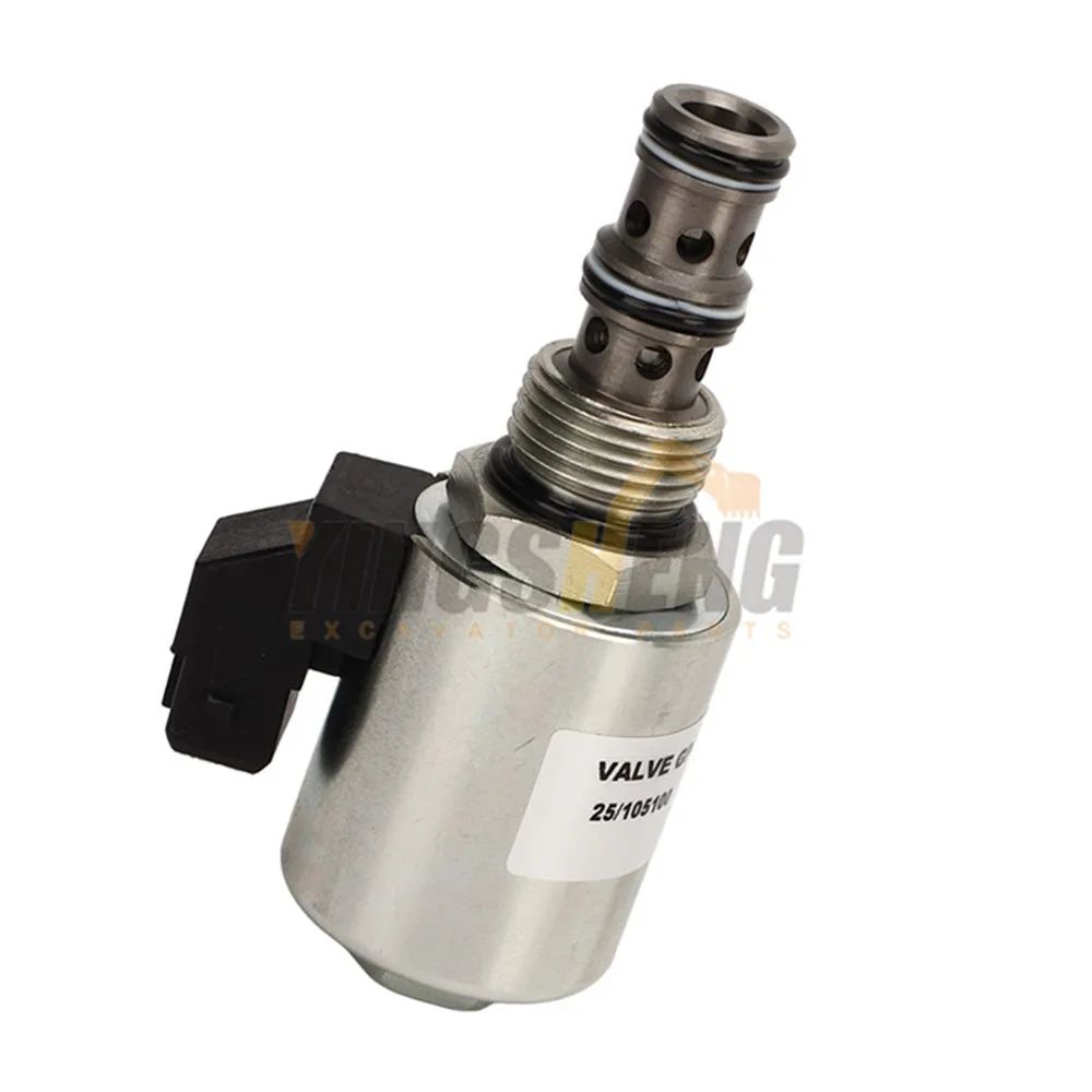 قطع غيار آلات البناء JCB 3CX صمام الملف اللولبي الهيدروليكي 25/105100، 25-105100، 25105100 محمل حفار #6