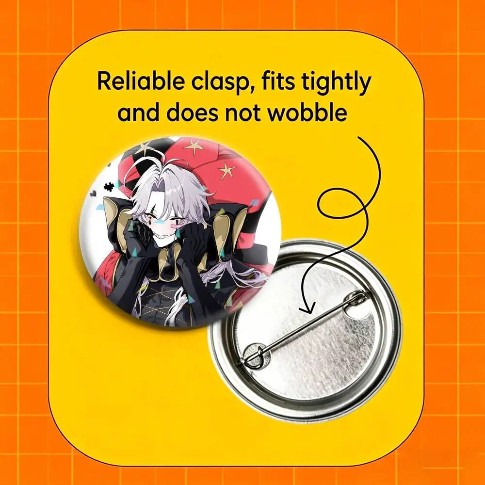 Pierrot Badges Niche Design Brooch for Backpack Lapel Pins Creative Accessories