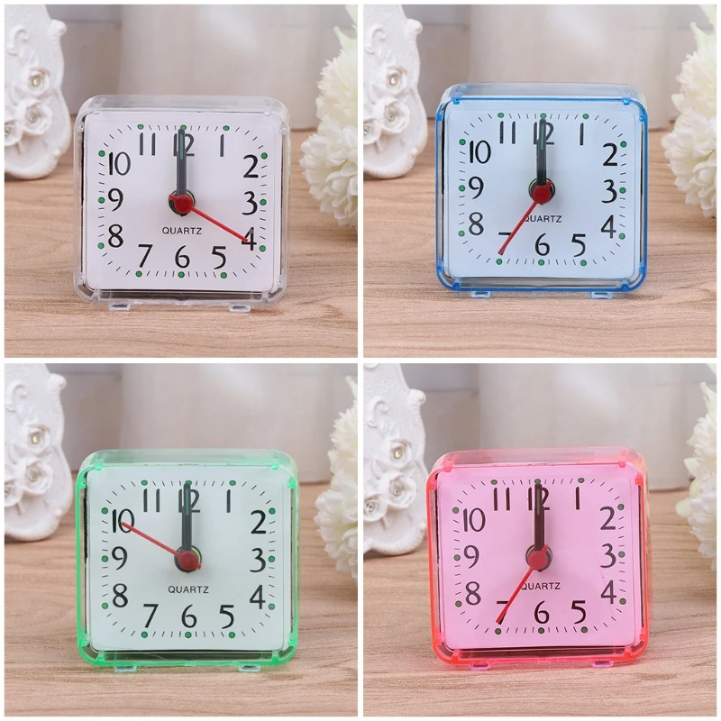 Y1UB Mini Square Alarm Clock Pointed Needle Digital Display for Time Clocks Decors for Kindergarten Student Wakes Up Timers