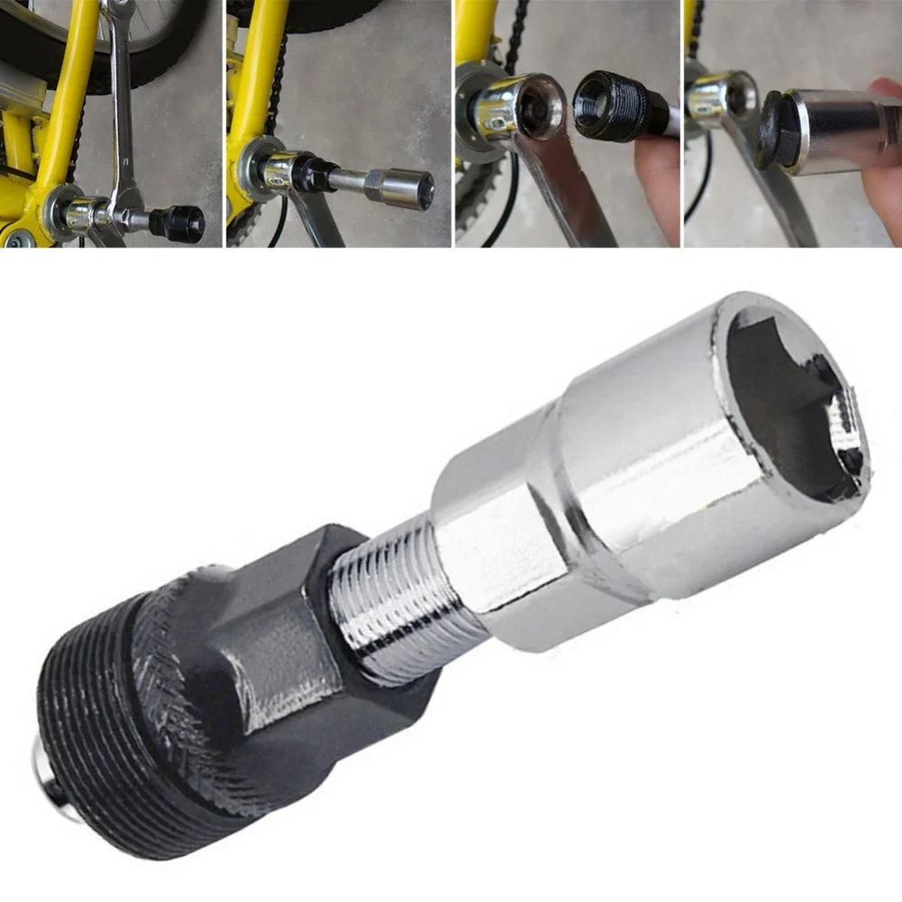 Carbon Steel Constructed Bicycle Tool For Axle Extraction Flywheel Lockring Removal And Chain Breaker Tasks On Entry Level Bikes