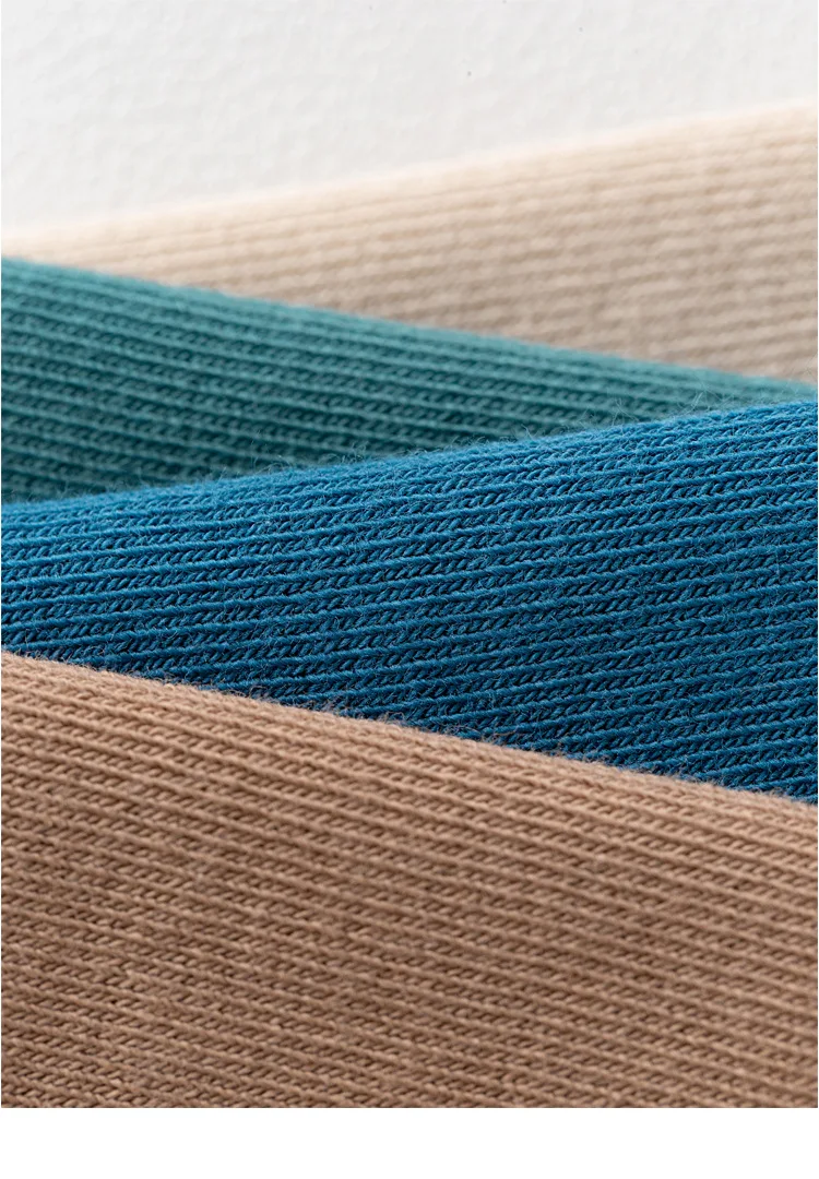 5 Paar hochwertige Herrensocken aus gekämmter Baumwolle, neue, lässige, atmungsaktive, schwarz-weiße Business-Socken, 5 Paar Herrensocken, Übergröße EU39-48 – Detail 5