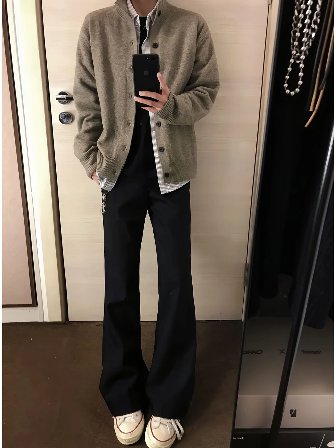 

Bla American Sle Slim Fit Bell Bot Men's Trousers Spring Cleanfit Casual Pants mid Waist Youth uar Spring Season