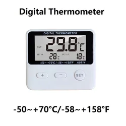 Nowy Mini czujnik sonda cyfrowa LCD termometr zbiornik na wodę basen lodówka do akwarium termometr do piwnicy na wino mierniczy