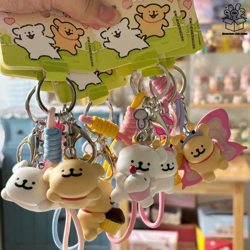 

Cute Line Dog Butterfly Keychain Creative And Adorable Peripheral For Backpack Pendantfor Car Keychain Ideal Gift For Girls