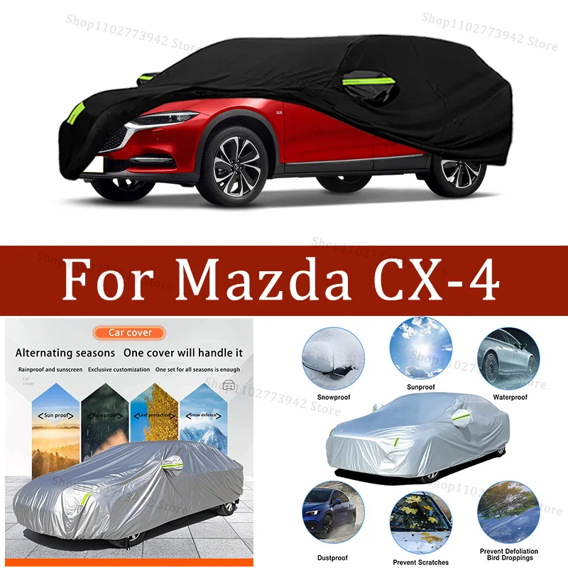 

For Mazda CX-4 Outdoor Protection Full Car Covers Sunshade Waterproof Dustproof Exterior Car cover protection cars accessories