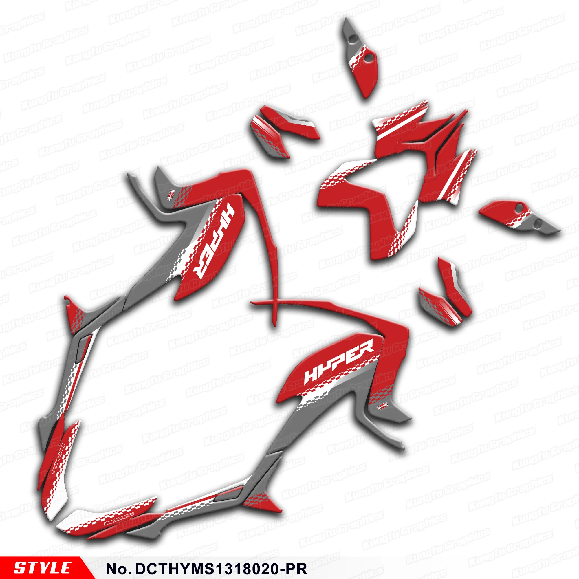 

Графическая наклейка для гоночного мотоцикла JY для Ducati Hypermotard Hyperstrada 821 939 2013 2014 2015 2016 18, DCTHYMS1318020-PR