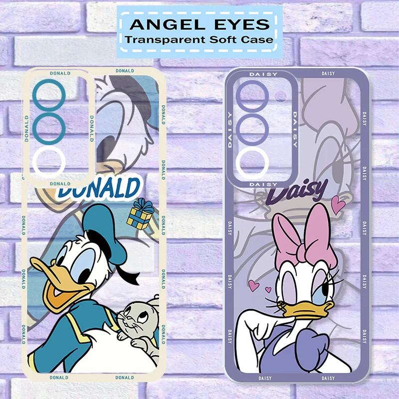 Disney Donald Duck Cute Phone Case For Samsung A02 A03 A04 A05 A10 A11 A12 A13 A14 A15 A20 A21 A22 A23 S Angel Eye Funda Shell