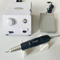 Professional Nail Machine 65W STRONG 210 Micro Host M4S + New Version 40000RPM Strong 105L Electric Nail Drill Polishing Machine