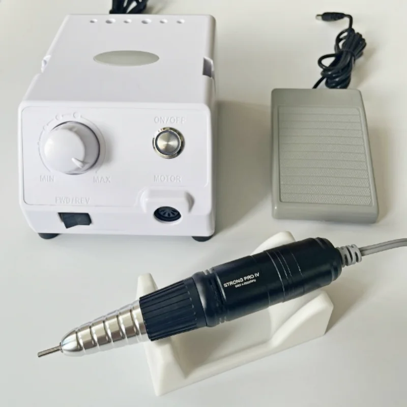 Professional Nail Machine 65W STRONG 210 Micro Host M4S + New Version 40000RPM Strong 105L Electric Nail Drill Polishing Machine