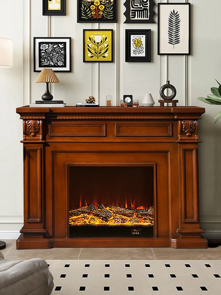 Y Fireplace Decorative Cabinet Fireplace Frame Electronic Fireplace Core Simulation Fire Home