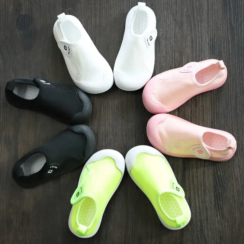

NEW Lightweight Boys Shoes Childrens Mesh Shoes Breathable Kids Sneakers Girls Slippers Kindergarten Indoor Shoe