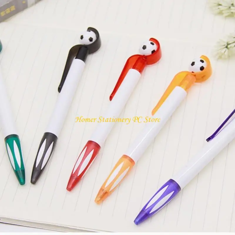 Y5LA Retractable Ballpoint Pen 1.0 Nib Anti-slip Silicone Grip Smooth Writing