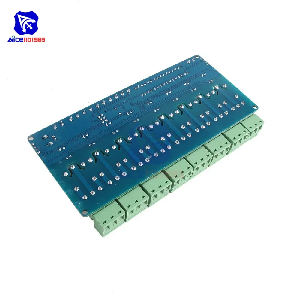 diymore Modbus RTU 8 Channel 12V Relay Output Board Module Switch Input RS485 / TTL Communication Module