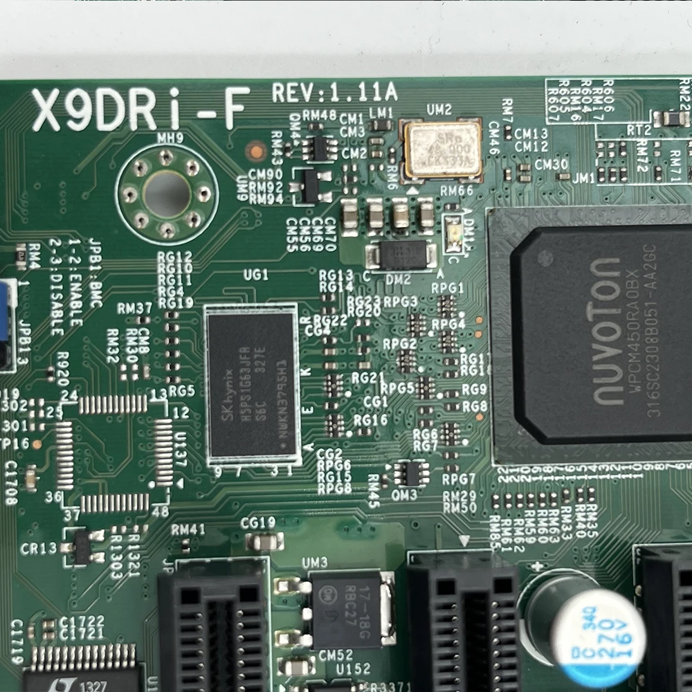 

X9DRi-F Двусторонняя серверная материнская плата E-ATX LGA2011 C602 DDR3 Xeon E5-2600 и E5-2600 V2 Family PCI-E 3.0 для Supermicro
