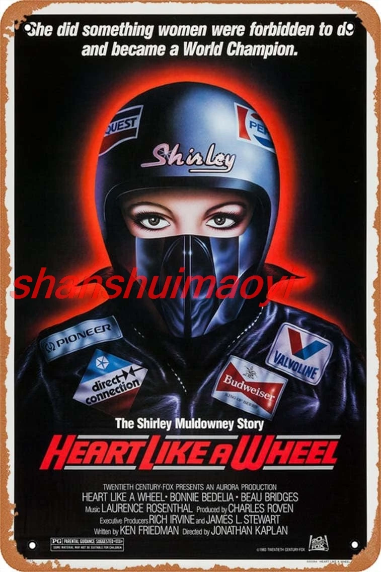 Heart Like a Wheel (#2 of 2) 1983 Vintage Metal Tin Sign 12 x 8 Inches Poster Movie Poster 1pc shanshui sign