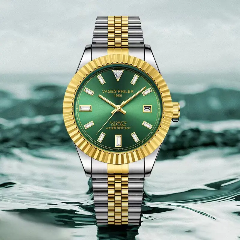 

Мужские часы VAGES PHERLERМодные элитные роскошные нишевые повседневные механические часы