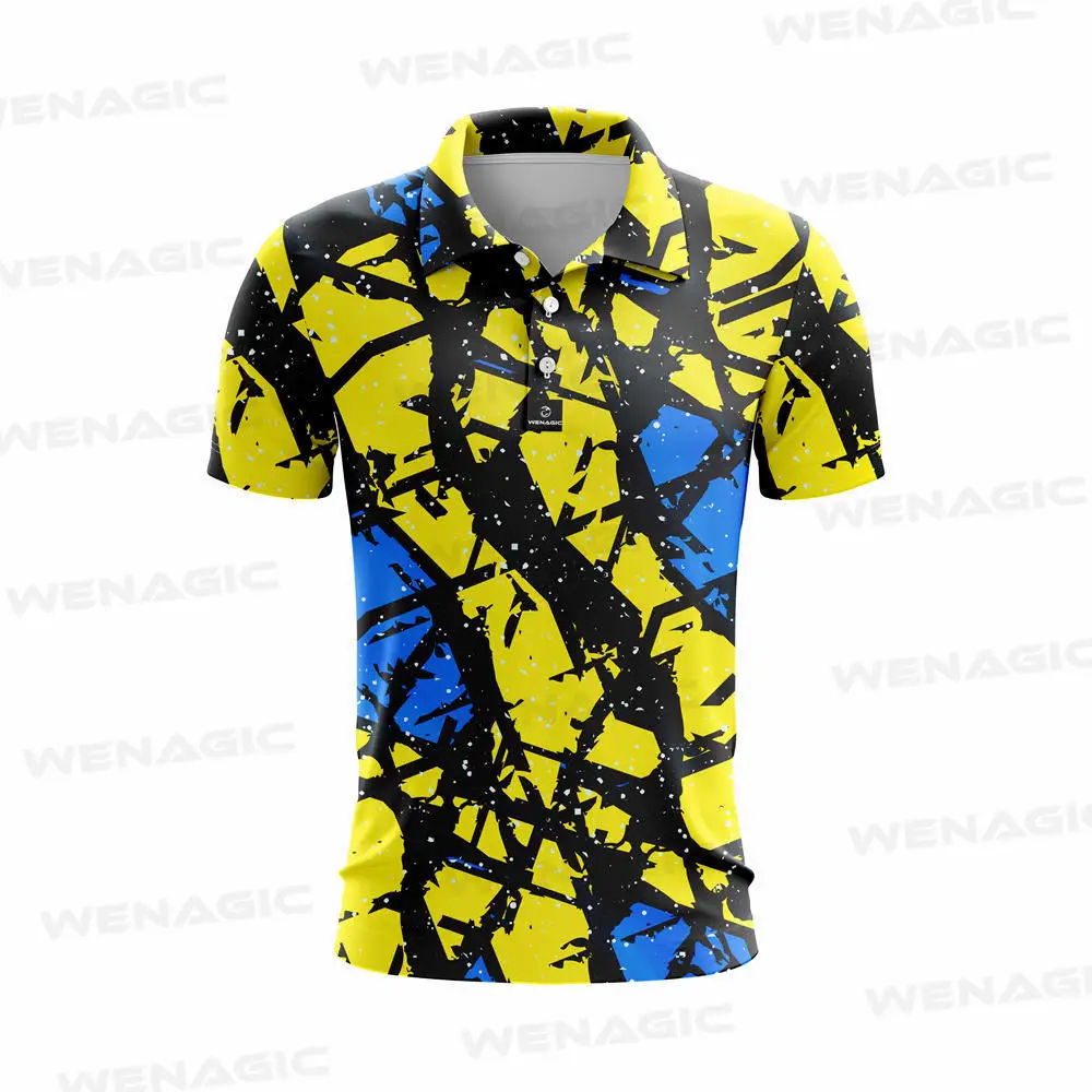 Nieuwe Zomer Golf Wear Mannen Korte Mouw Polo Shirts Tops Ademend Tafeltennis Kleding Mode Outdoor Sport Casual T-shirt