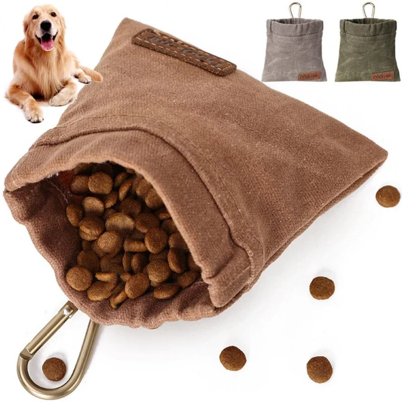 Pet Dog Puppy Training Treat Snack Bait Pet Feed Pocket Pouch Obedience Agility Pouch Food Bag Pocket Snack Reward Waist Bag