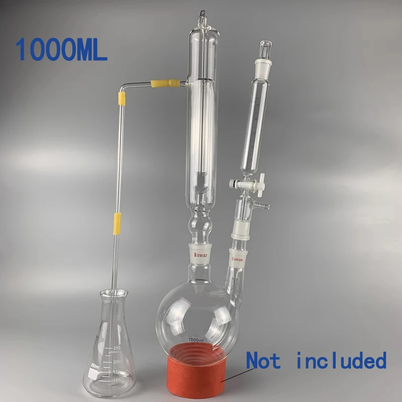 

Acid-base titration distillation instrument device glass nitrogen-filled distiller 1000ml pharmacopoeia method tester