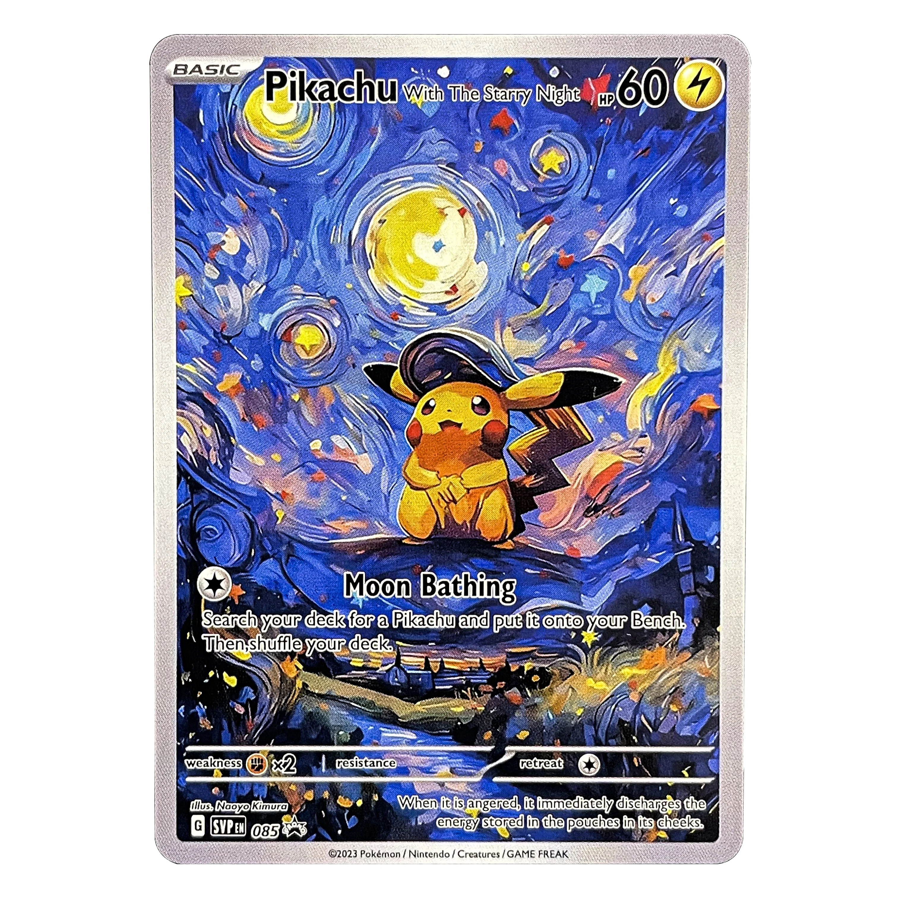 Pokemon Card Starry Night Design 18-Card Set