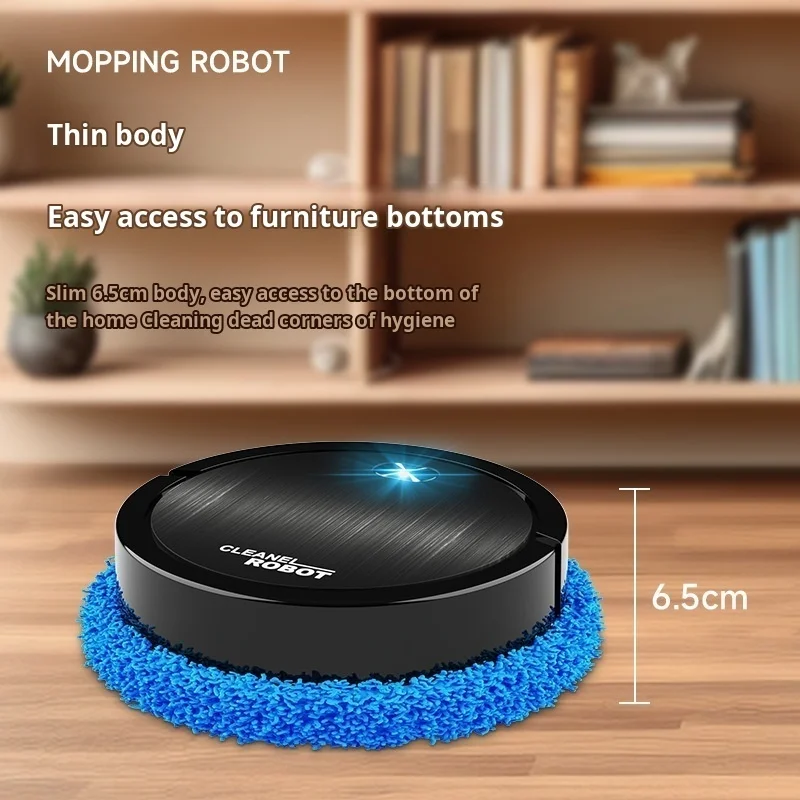 Intelligent automatic wet and dry intelligent mopping robot Rechargeable automatic mopping robot