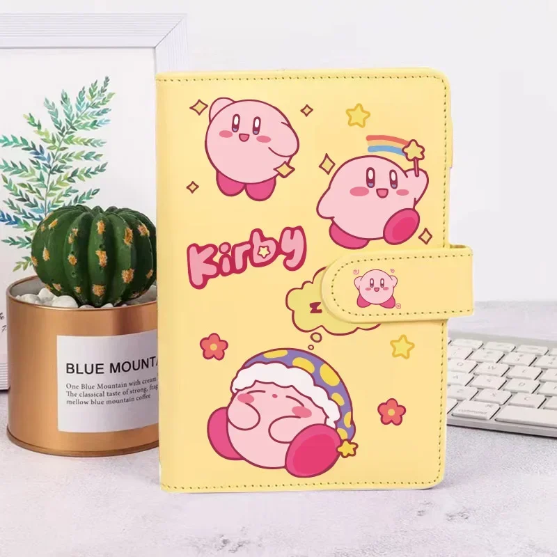 Carnet de notes Kirby Kawaii pour filles et femmes, cadeau d'acquisition, petit journal, journal intime, bloc-notes, cuir chevelu adt, recharge, page de reliure à spirale