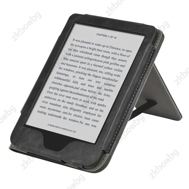 PU Leather Case For Kobo Clara Colour BW 2E N367 N365 N506 Tolino Shine 4 2022 6\'\' Case with Hand Belt Strap Ebook Smart Cover