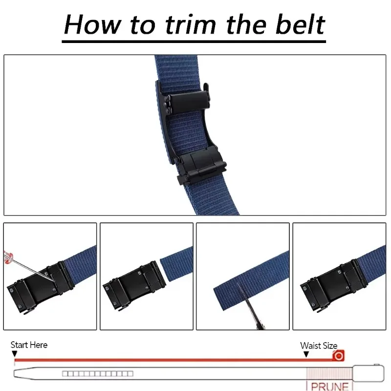 New Style Men Belt Nylon Breathable Belts For Men Cowboy Design Belt Outdoor Casual Tactical Waist Belt Jeans Accessories ﻿ image 6