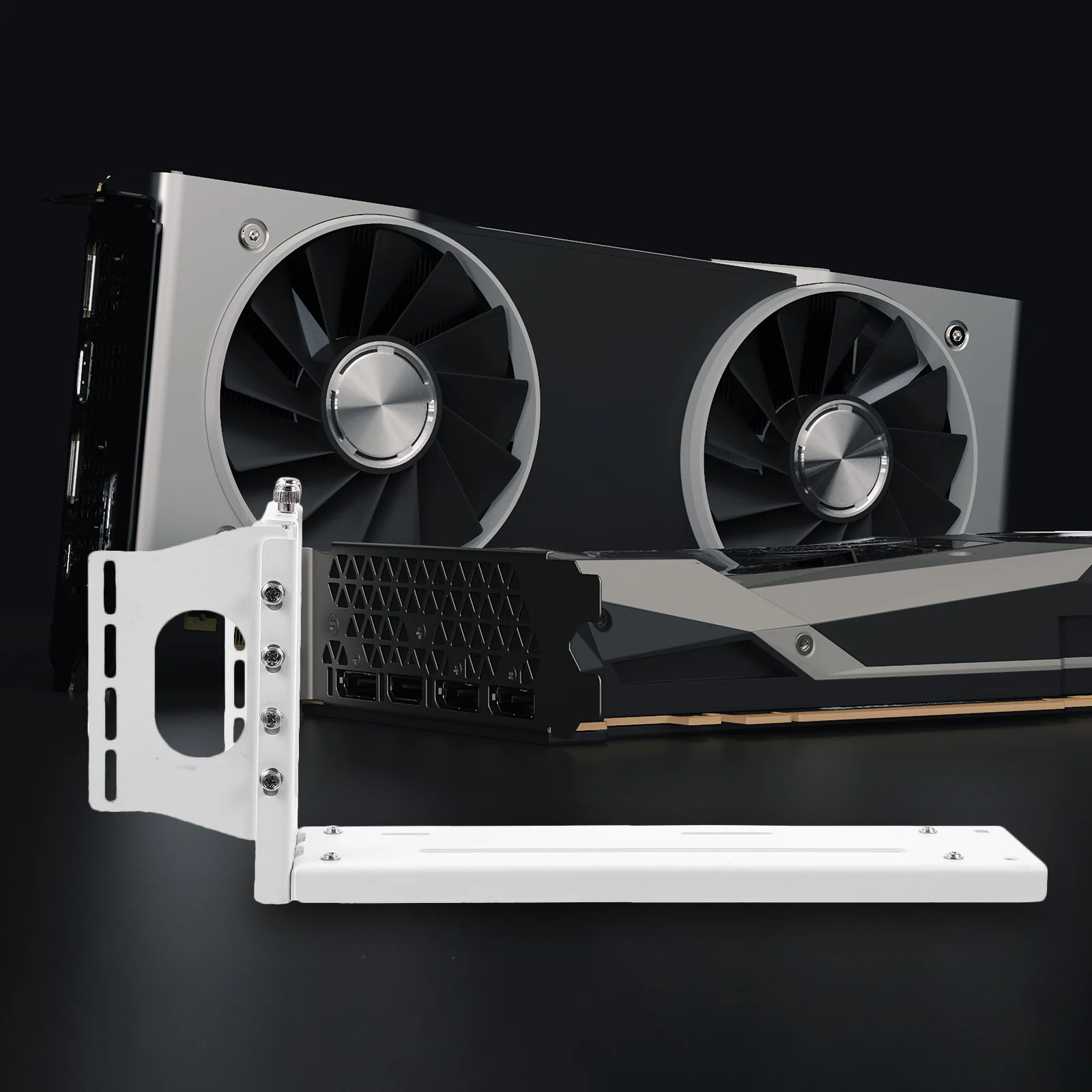 

Кронштейн-удлинитель видеокарты, вертикальное крепление для Gpu, 5,5 см, проходной для большого корпуса, прямоугольный держатель Pcie, компьютер