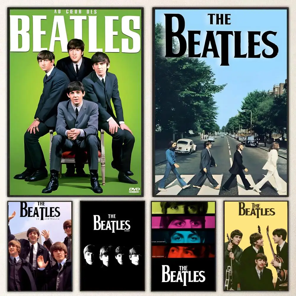 Singer T-The Beatles Poster High-definition  poster stickers, suitable for bedroom, living room, home decoration