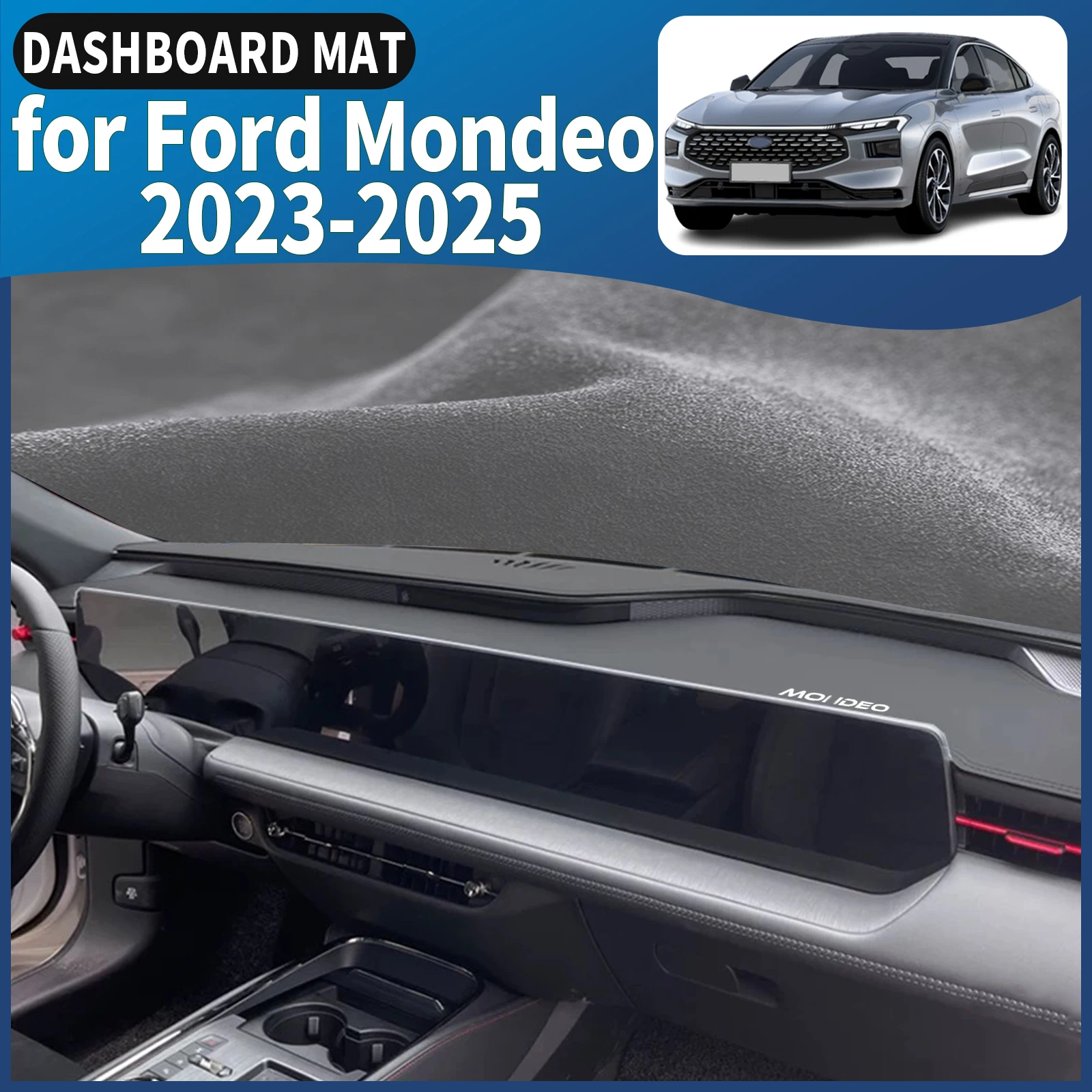 

fit for Ford Mondeo Taurus MK5 2023 2024 2025 LHD Car Dashmat Dashboard Cover Pad DashMat Sunshade Accessories Protective Carpet