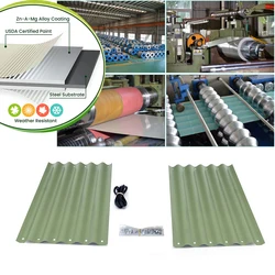 Outdoor Metal Raised Garden Bed, Durable Galvanized Cold Rolled Steel Planter Box, Extension Board Accessories