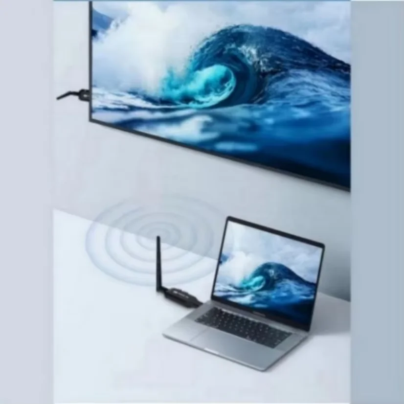 TOGYN – transmetteur vidéo sans fil, Compatible HDMI, 1080P, 50M, 60HZ, récepteur, adaptateur d'affichage pour boîtier TV, ordinateur portable pour surveiller