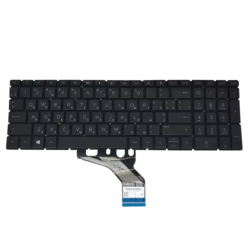 Backlit RU Russia Keyboard For HP 15-DB0020CA 15-GW0021NR 250 255 G7 15-DA 15M-CN TPN-C136 TPN-C135 15T-CS Replacement Keyboards