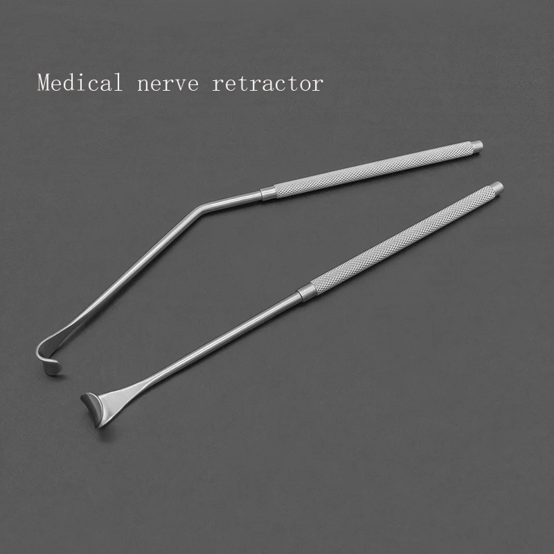 Retractor Médico Quirúrgico de raíz de nervio, extractor de vena intracraneal, gancho de sonda, ortopédico de columna vertebral