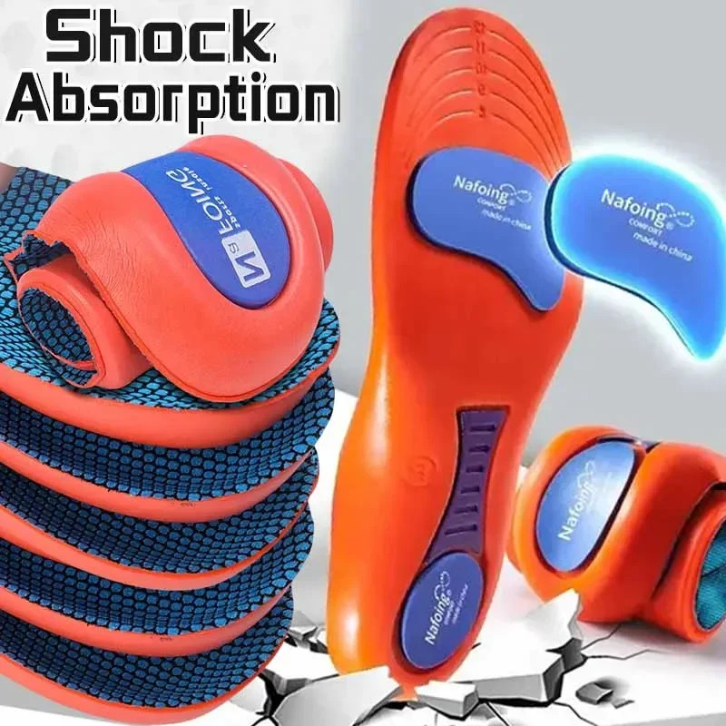 Sport-Einlegesohlen für Schuhe, Sohle, Stoßdämpfung, Deodorant, atmungsaktives Kissen, Laufsohlen für Füße, Männer und Frauen, orthopädische Einlegesohlen