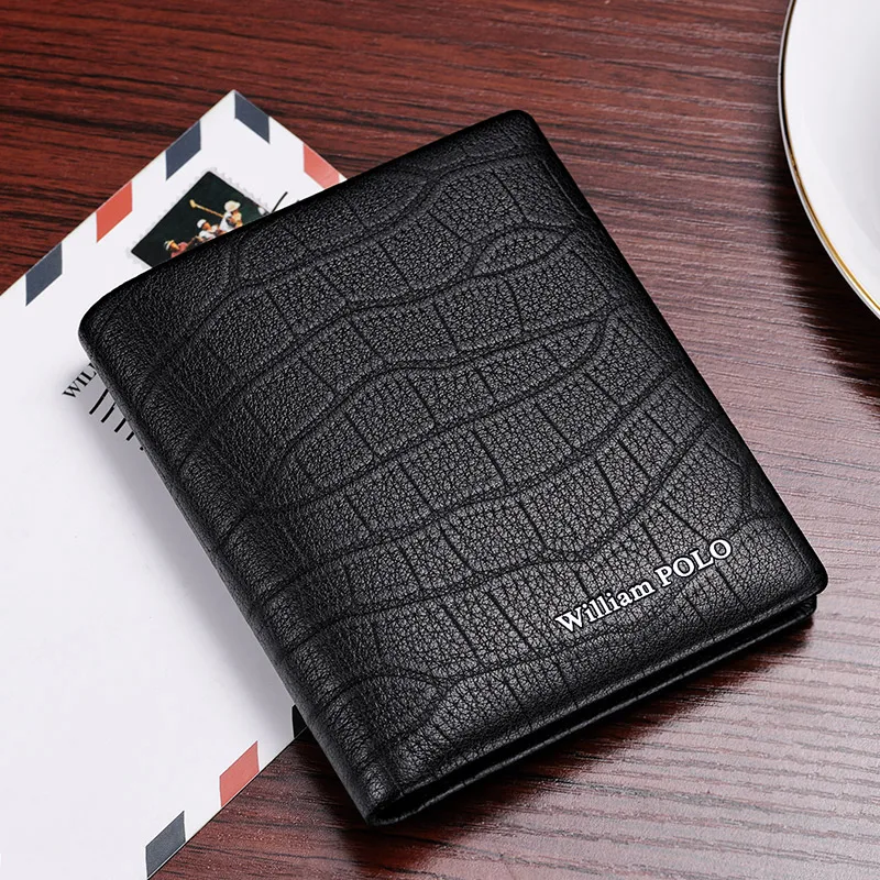 

Leather fashion wallet, men's high-end personalized card bag, multifunctional card holder