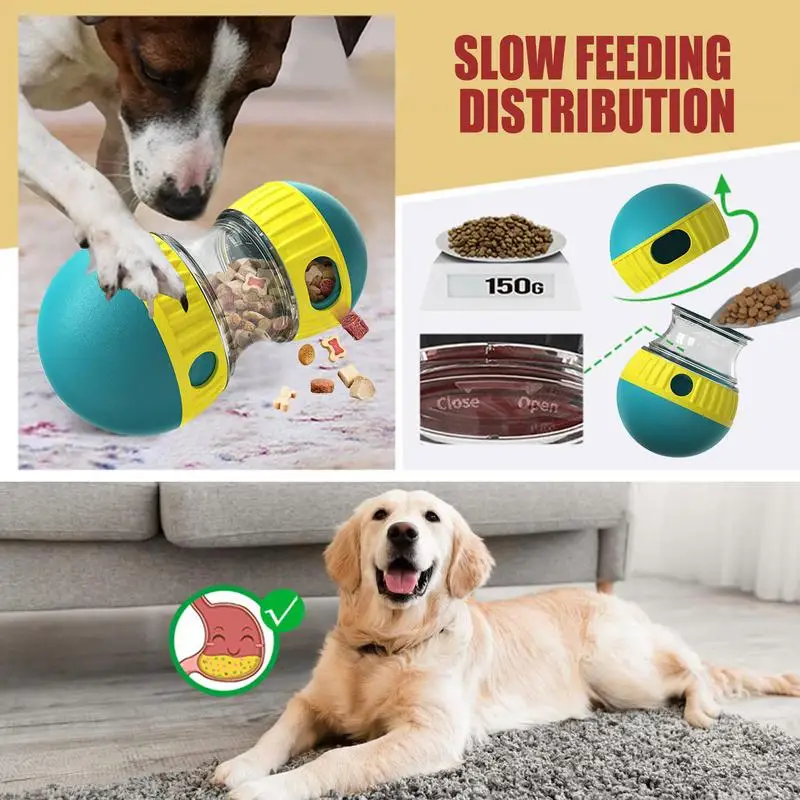 Treat Ball Dog Chew Toys Mental Stimulation Treat Dispensing Ball Durable Dog Food Toy Stimulation Food Dispensing Dog Toy For